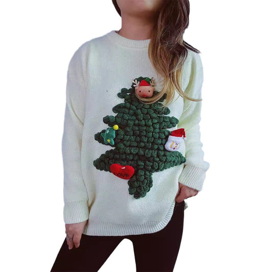 Arlenne Flocked Festive Knit