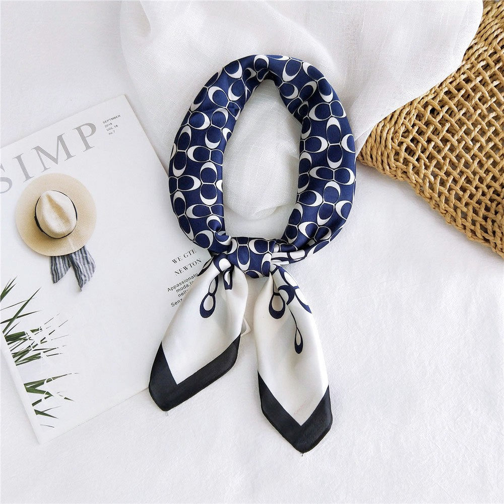 Marcelline Patterned Silk Square