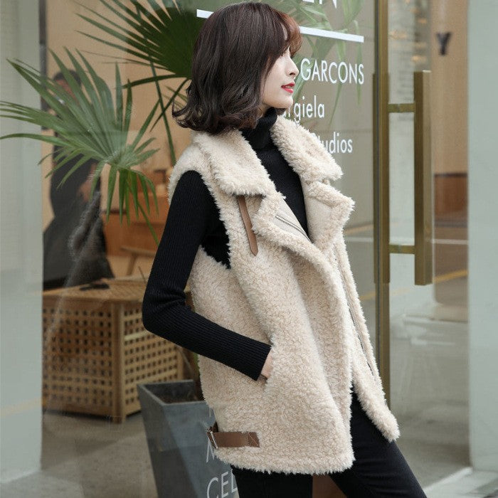 Serene Lambswool Plush Vest