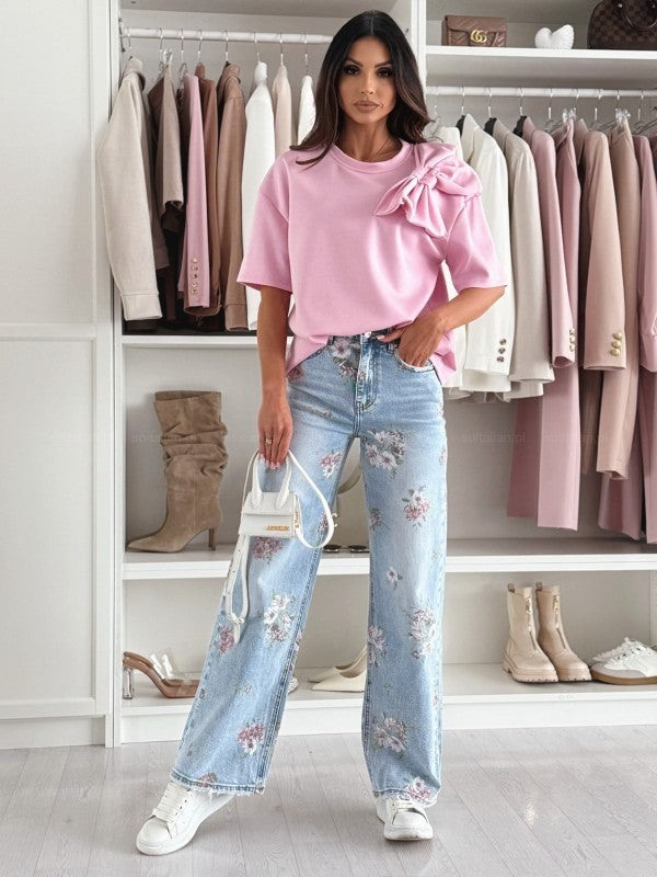 Amelie Bow Accent Blouse