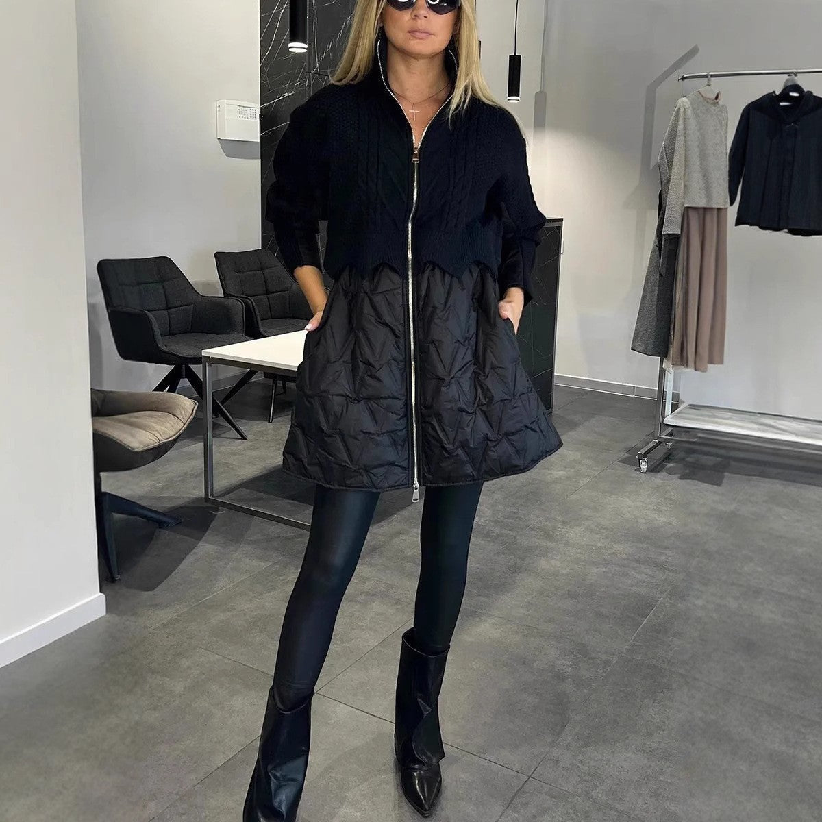 Ameryl Mid-Length Padded Jacket