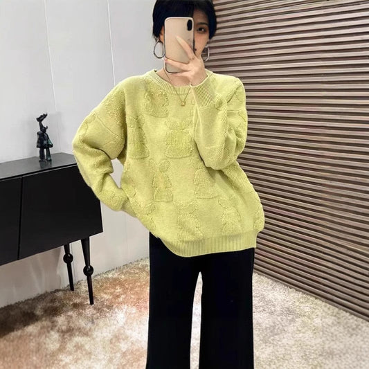 Amory Embossed Pullover Sweater