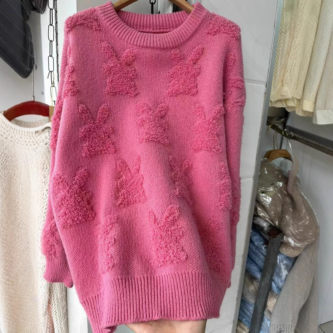 Amory Embossed Pullover Sweater