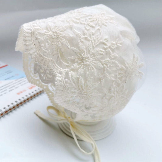 Aurelle Baby Lace Royal Cap