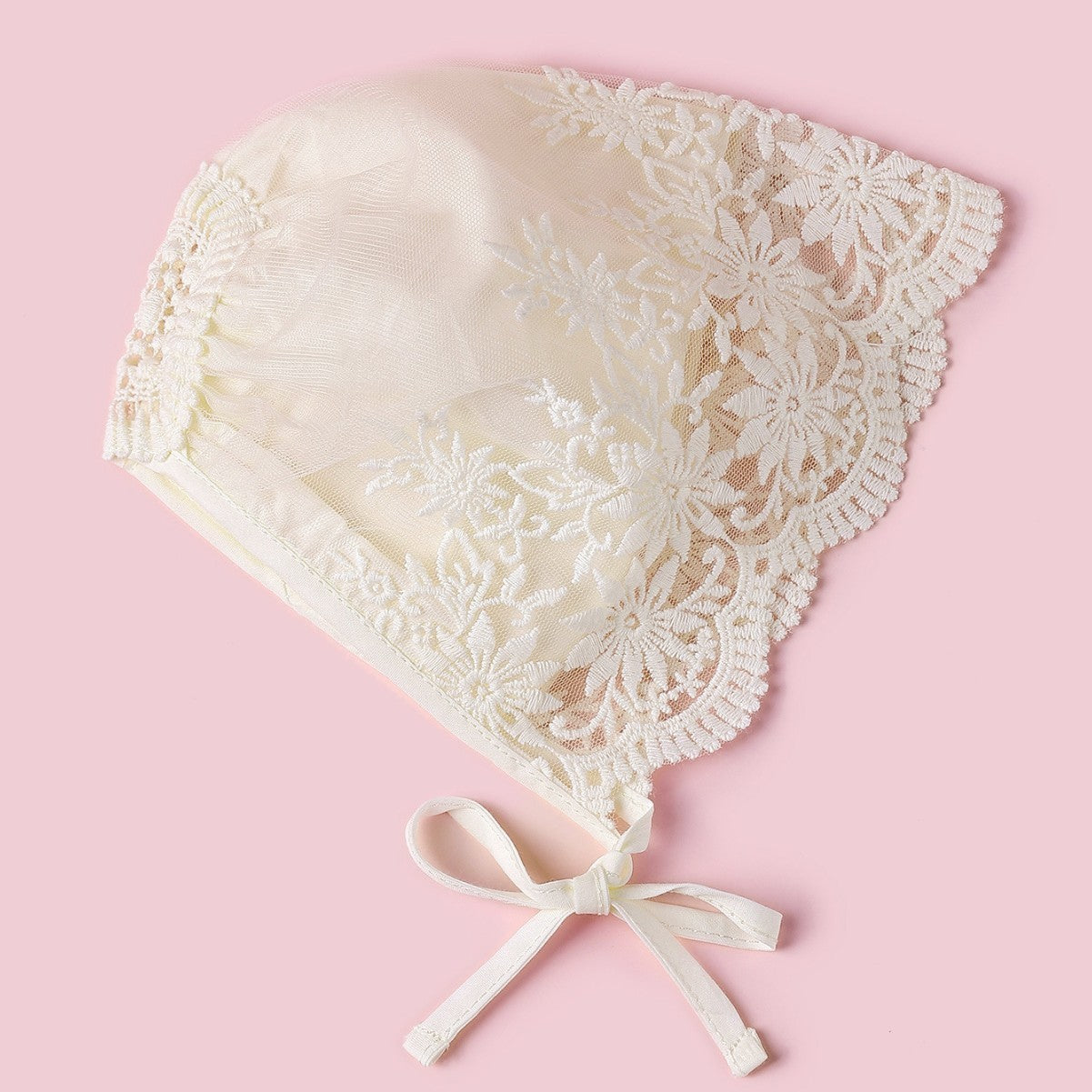 Aurelle Baby Lace Royal Cap