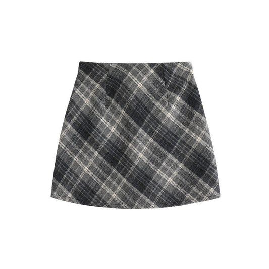 Avelyn Plaid Mini Skirt