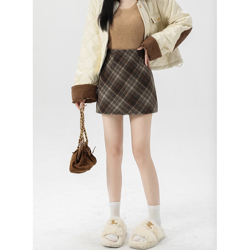 Avelyn Plaid Mini Skirt