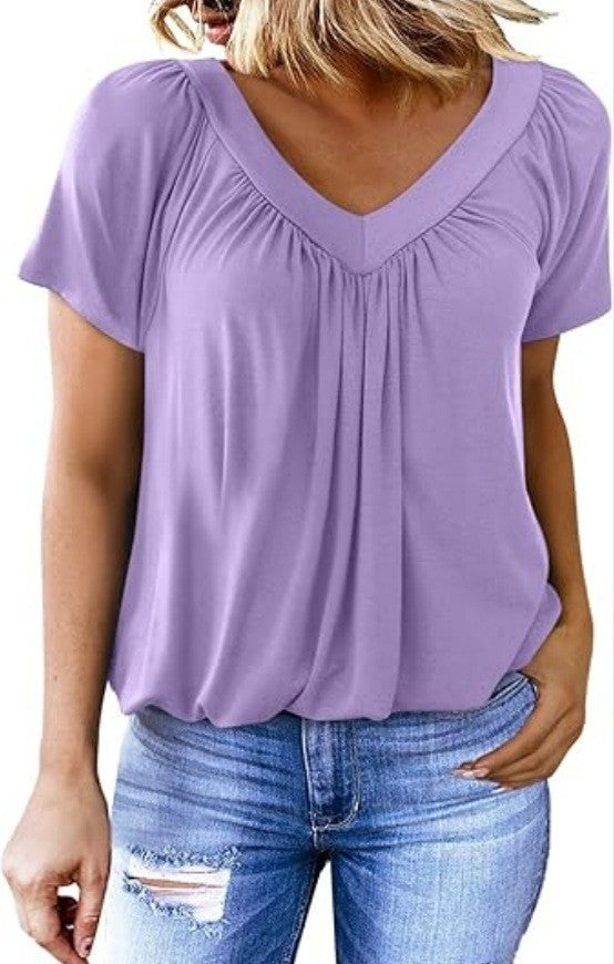 Celina V-Neck Casual Tee