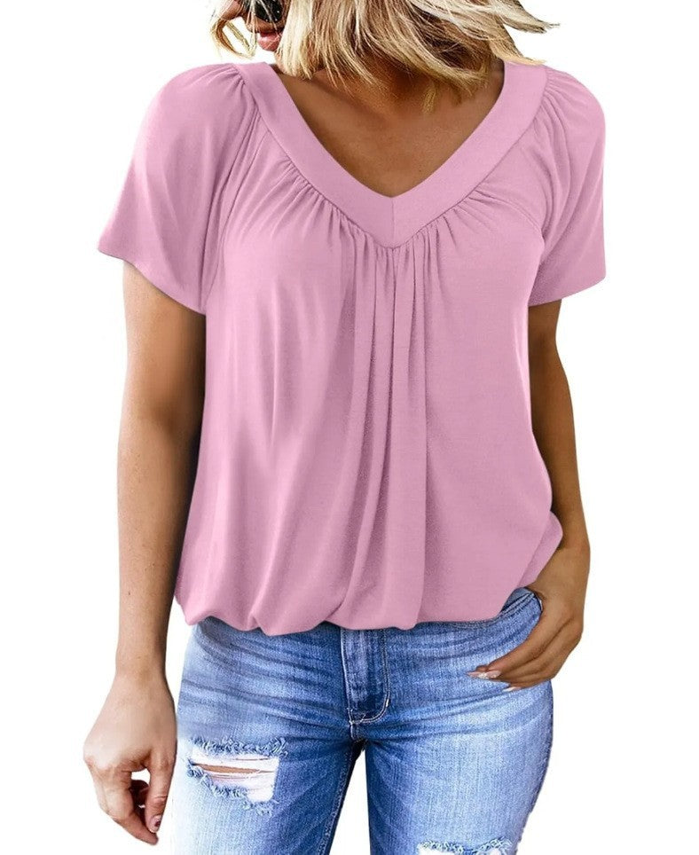 Celina V-Neck Casual Tee