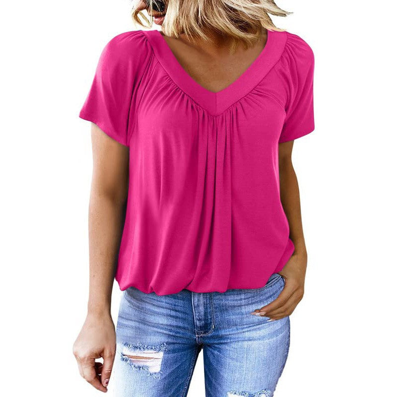 Celina V-Neck Casual Tee