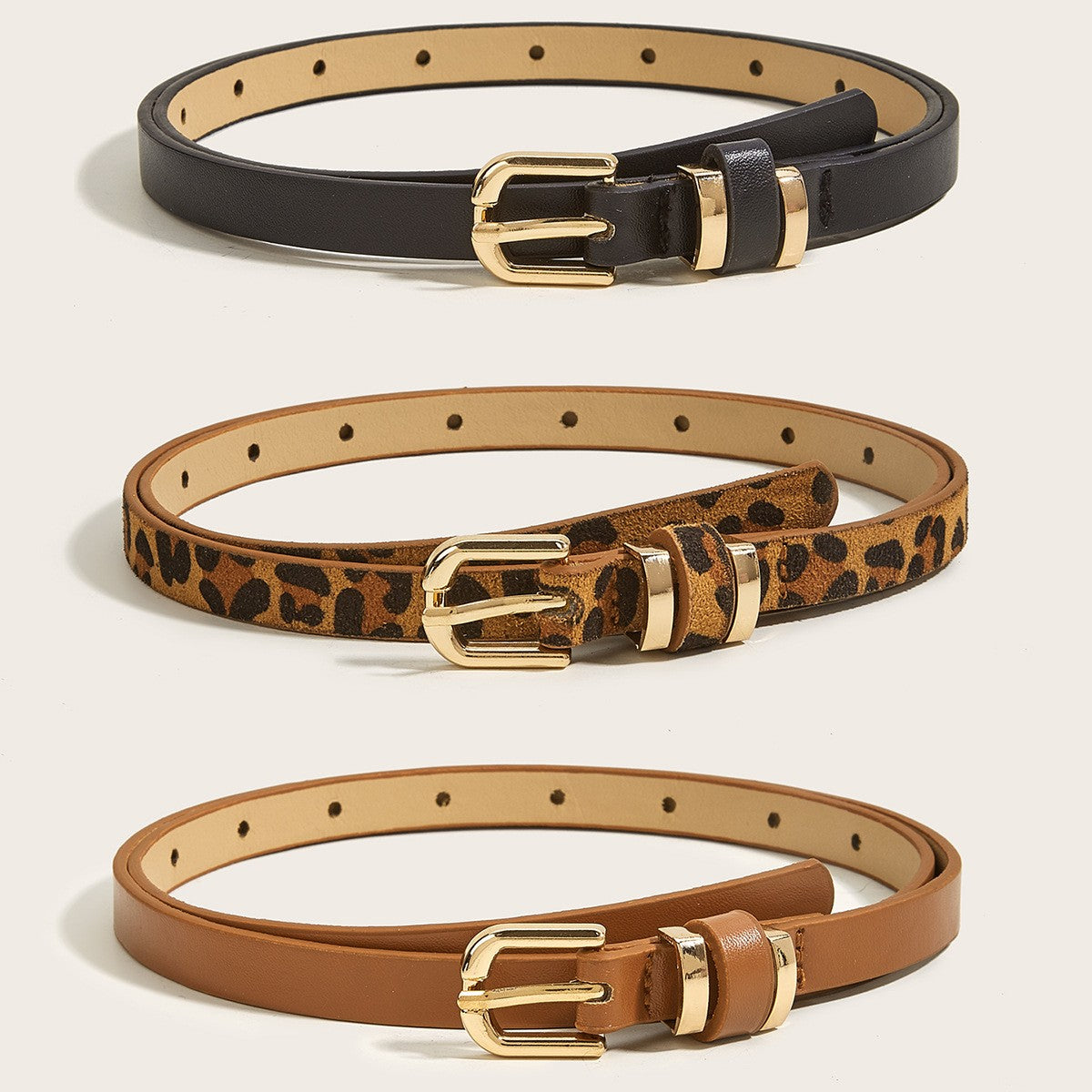 Elodie Slim Pin Buckle Belt