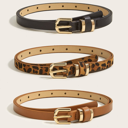 Elodie Slim Pin Buckle Belt