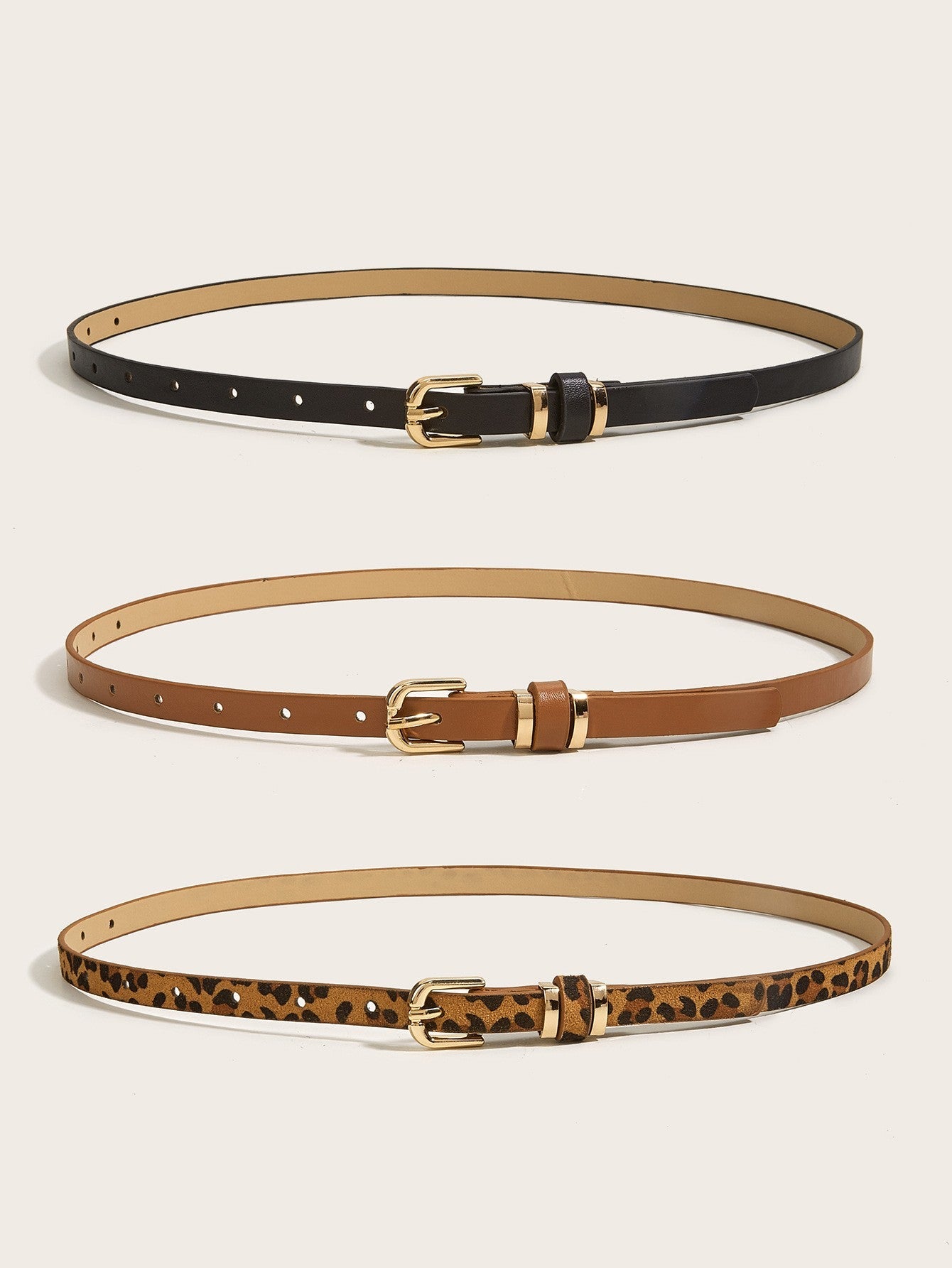 Elodie Slim Pin Buckle Belt