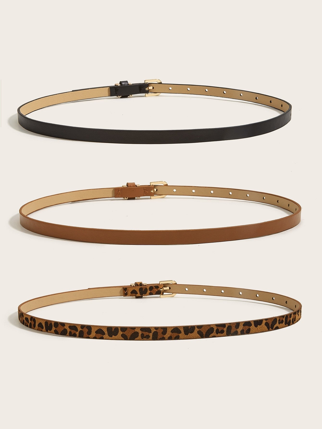Elodie Slim Pin Buckle Belt