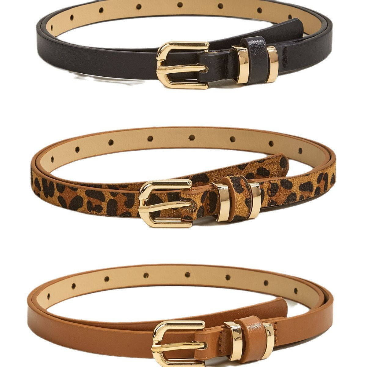 Elodie Slim Pin Buckle Belt