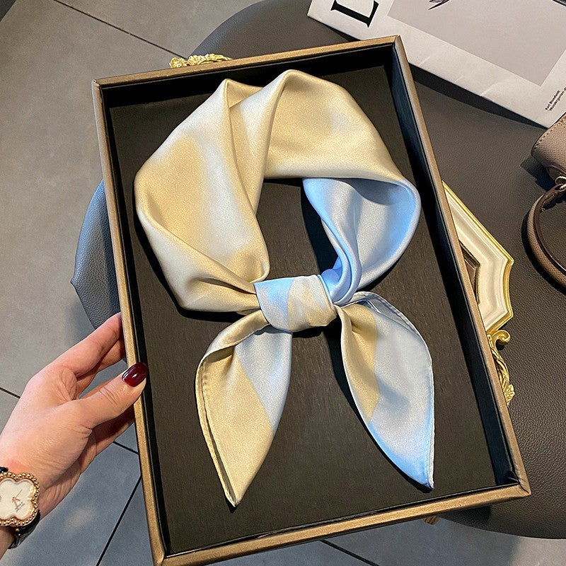 Evangeline Silk-Feel Square Scarf