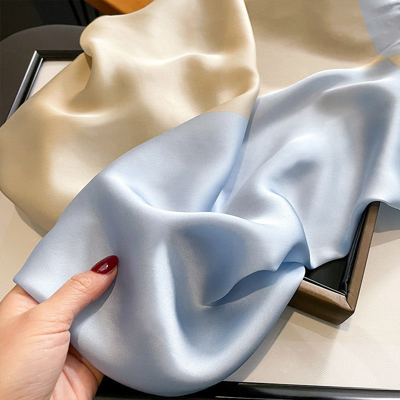 Evangeline Silk-Feel Square Scarf