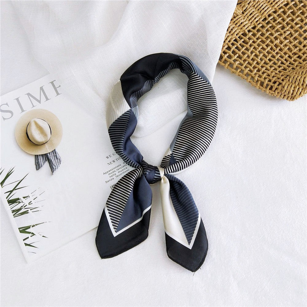 Marcelline Patterned Silk Square