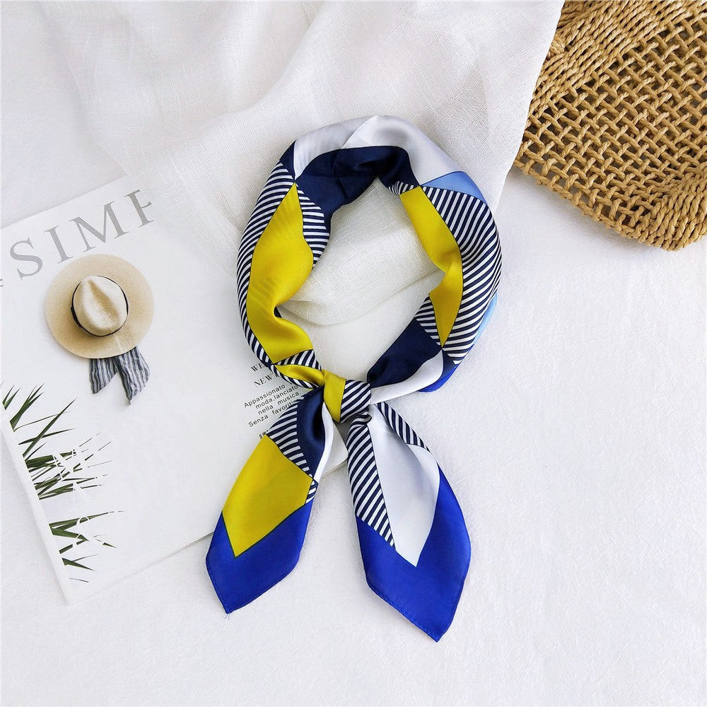 Marcelline Patterned Silk Square