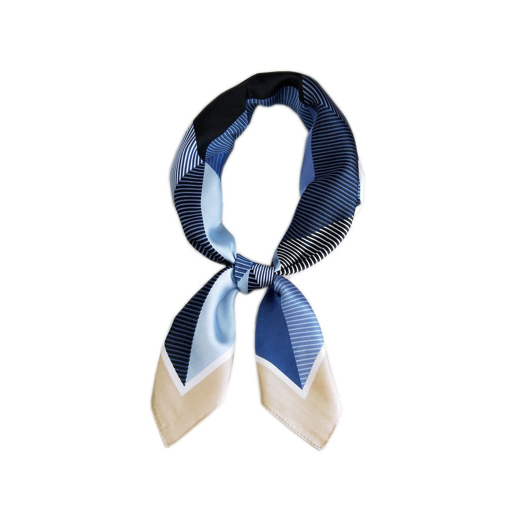 Marcelline Patterned Silk Square