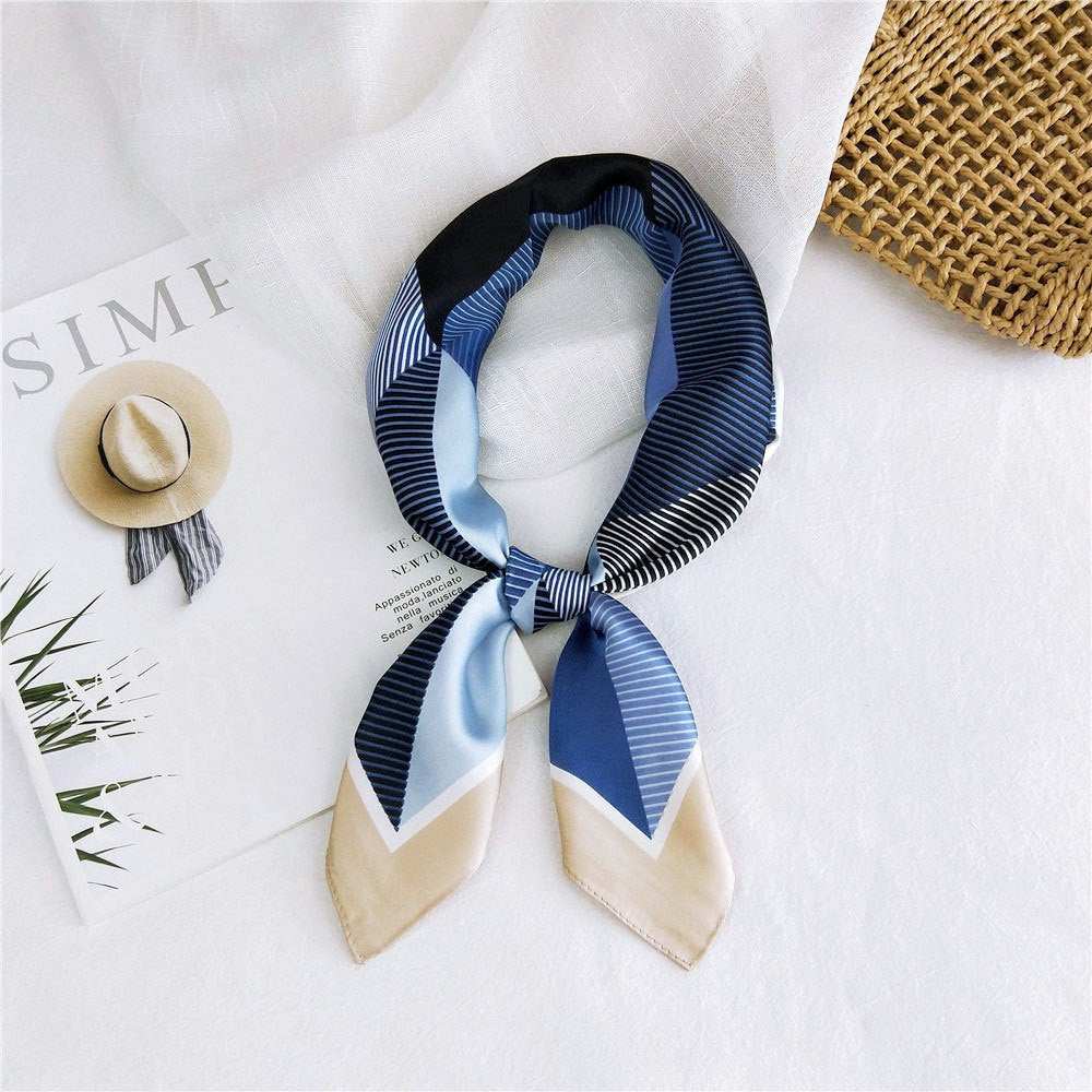 Marcelline Patterned Silk Square