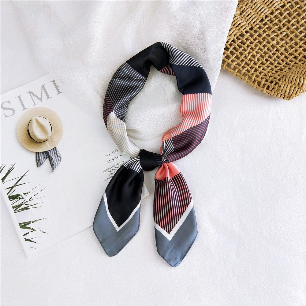 Marcelline Patterned Silk Square