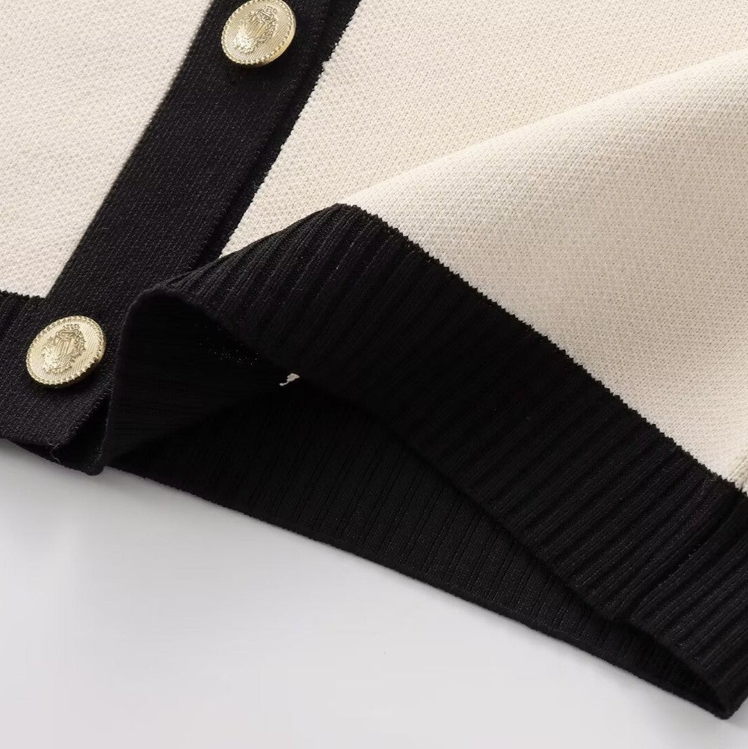 Marlowe Contrast Cardigan Tee