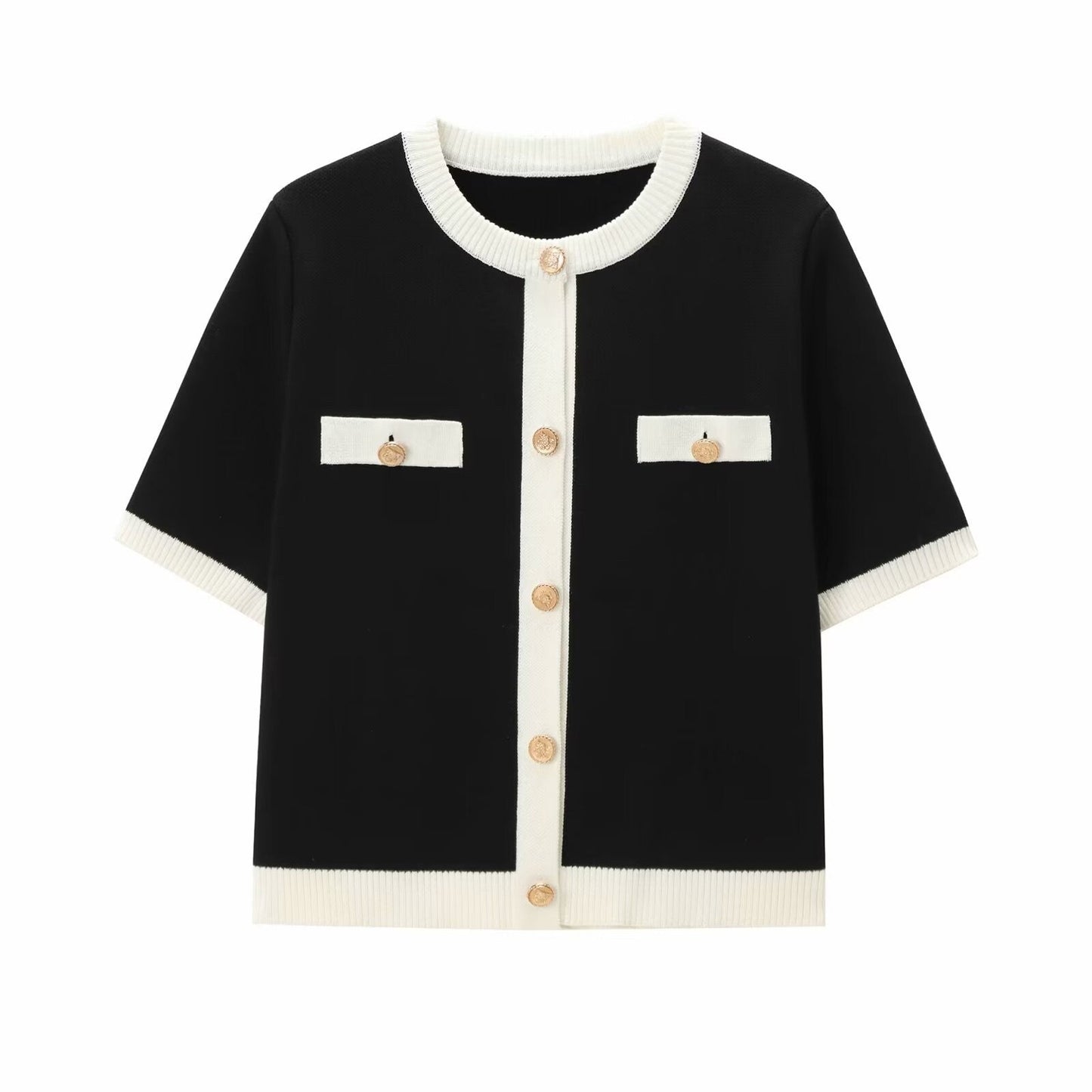 Marlowe Contrast Cardigan Tee