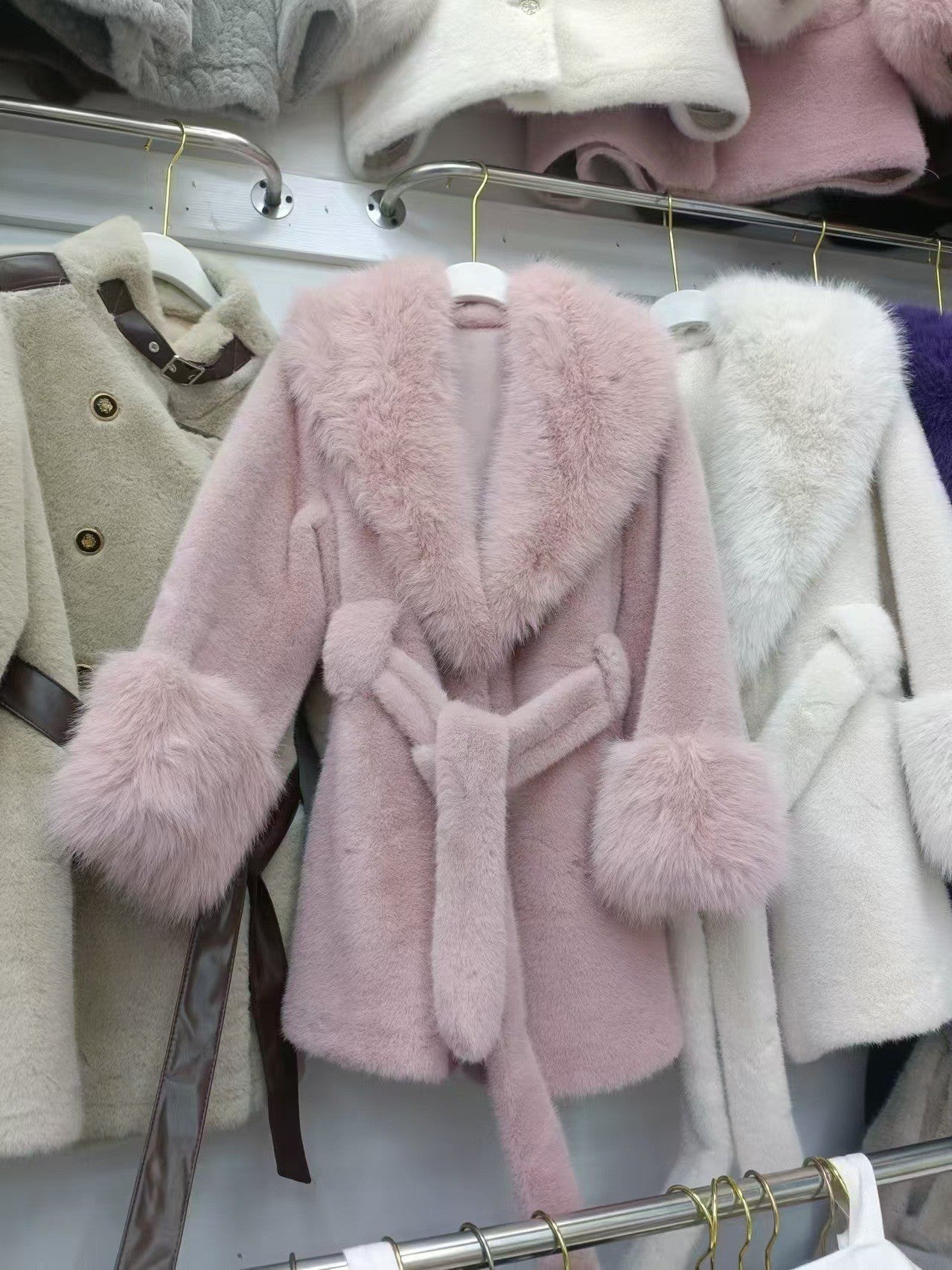 Noctara Luxe Faux Fur Coat