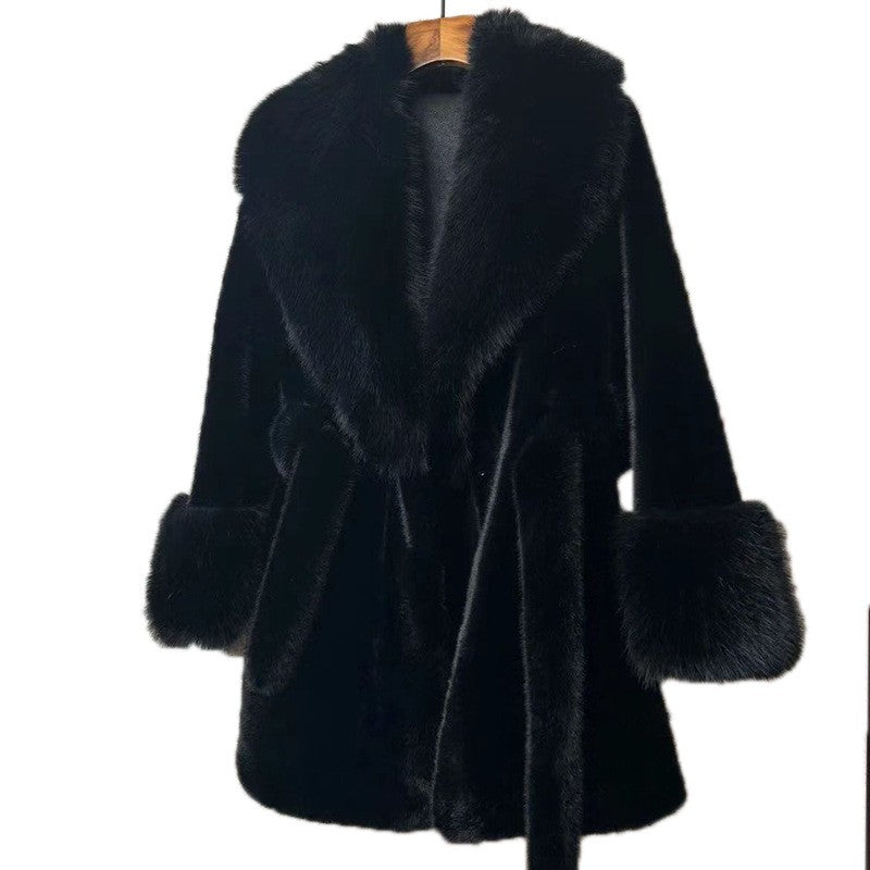 Noctara Luxe Faux Fur Coat