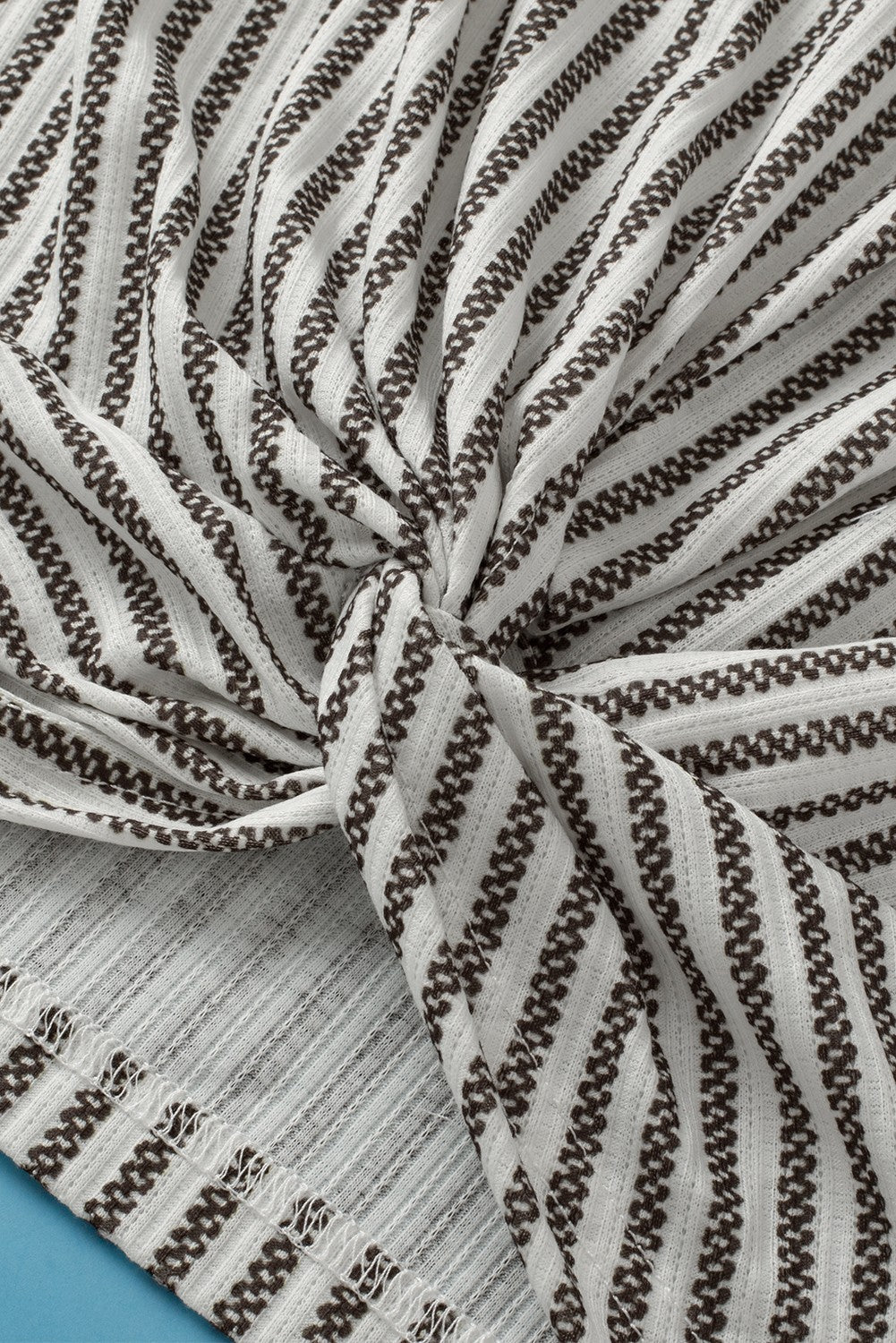 Noelle Striped Cutout Vest