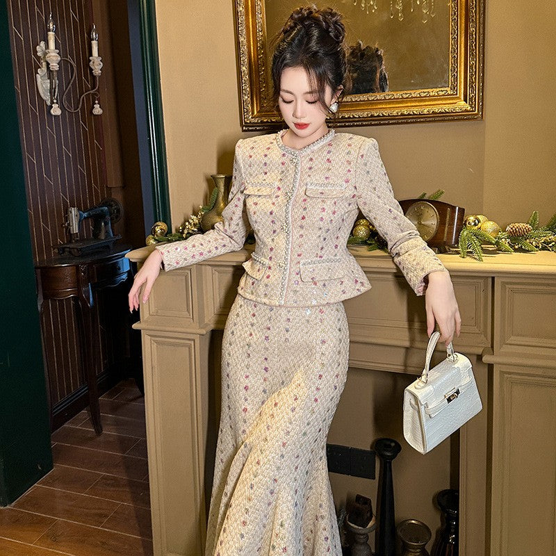 Virelle Tweed Fishtail Set