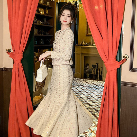 Virelle Tweed Fishtail Set