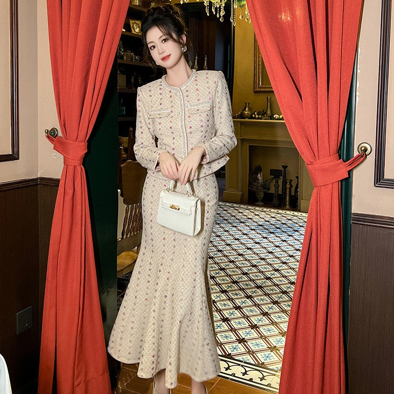 Virelle Tweed Fishtail Set