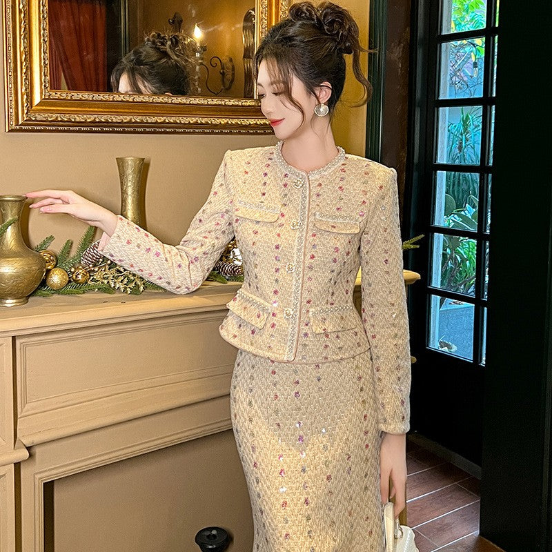 Virelle Tweed Fishtail Set